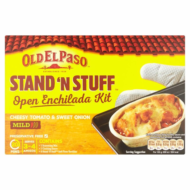 Old El Paso Stand ‘N' Stuff Open Enchilada Kit 398g
