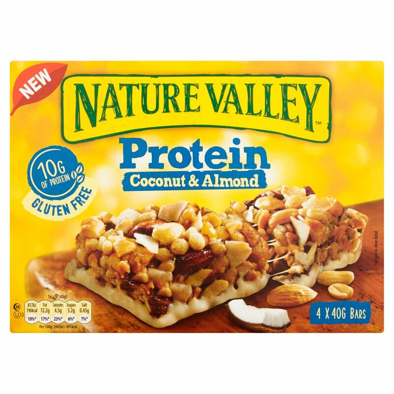 Nature Valley Protein Coconut & Almond 4 x 40g (160g) Nature Valley Protein Coconut & Almond 4 x 40g (160g)