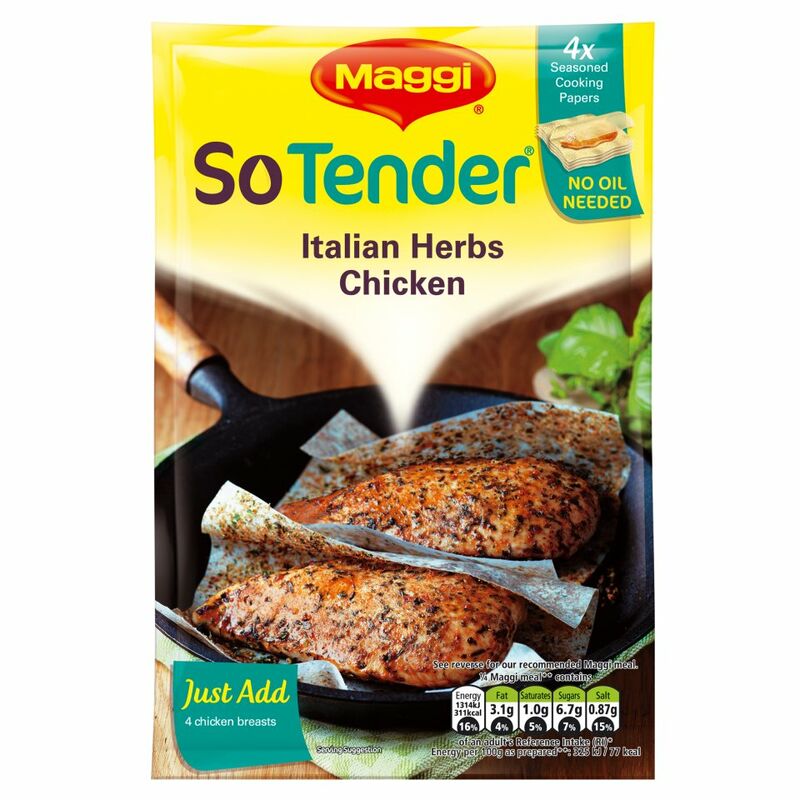 Maggi So Tender Italian Herbs Chicken 23g Maggi So Tender Italian Herbs Chicken 23g