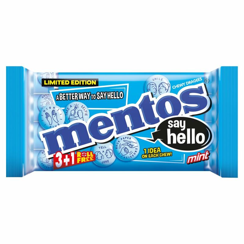 Mentos Mint Chewy Dragees Rolls 3 x 38g (114g)