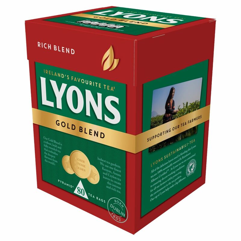 Lyons Gold Tea 80s Box 232g Lyons Gold Tea 80s Box 232g