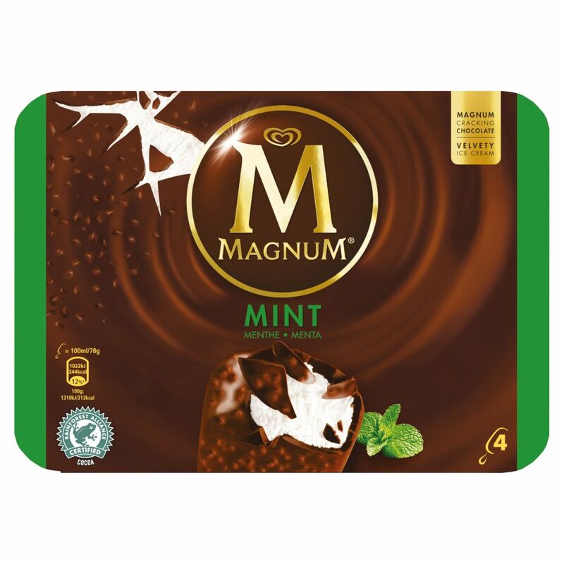 Magnum Mint Ice Cream 4 x 100ml