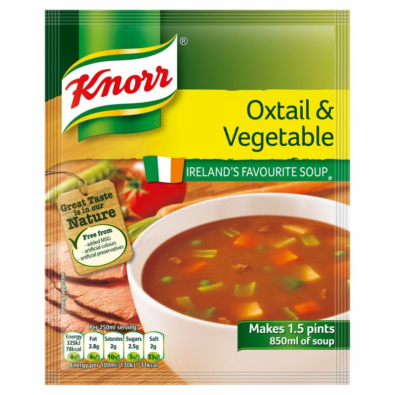 Knorr Soup Sach Oxtail Veg 14x1.5pt