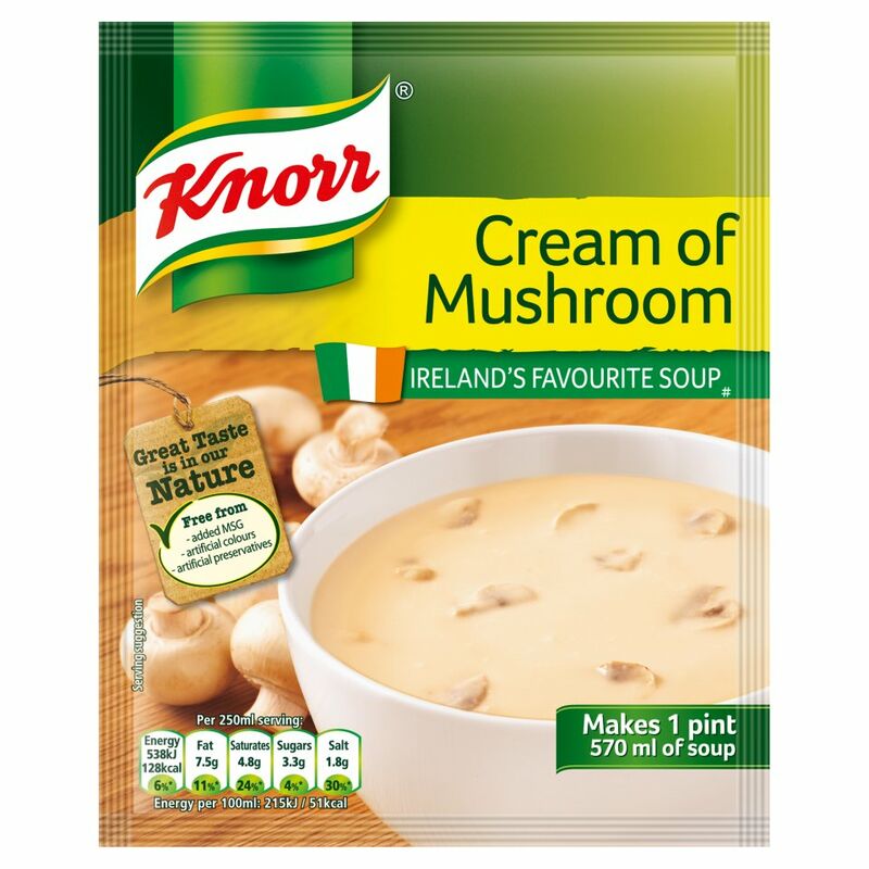 Knorr Soup Sach Cream Mushroom 14X1pt