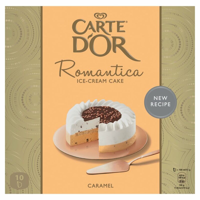 Romantica Caramel Ice-Cream Dessert 1000ml Romantica Caramel Ice-Cream Dessert 1000ml