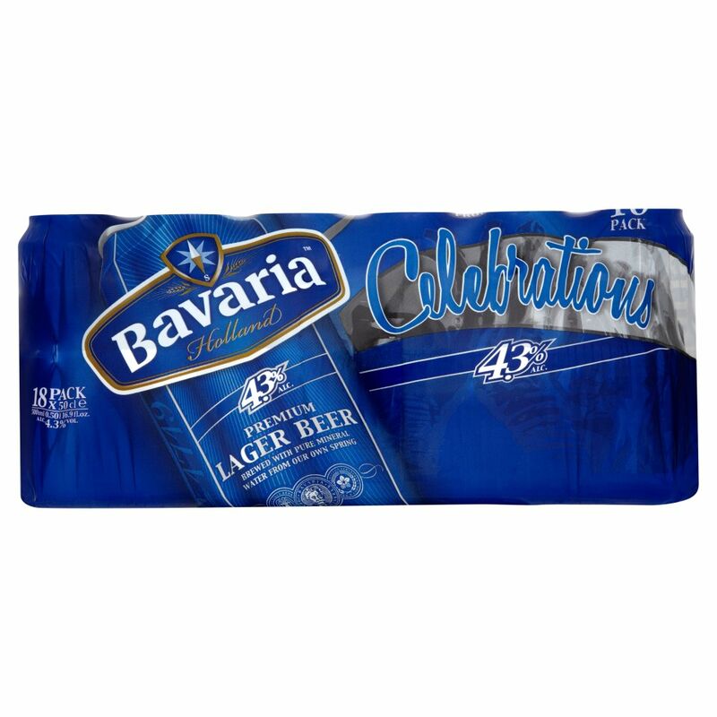 Bavaria Premium Lager Beer 18 x 50cl