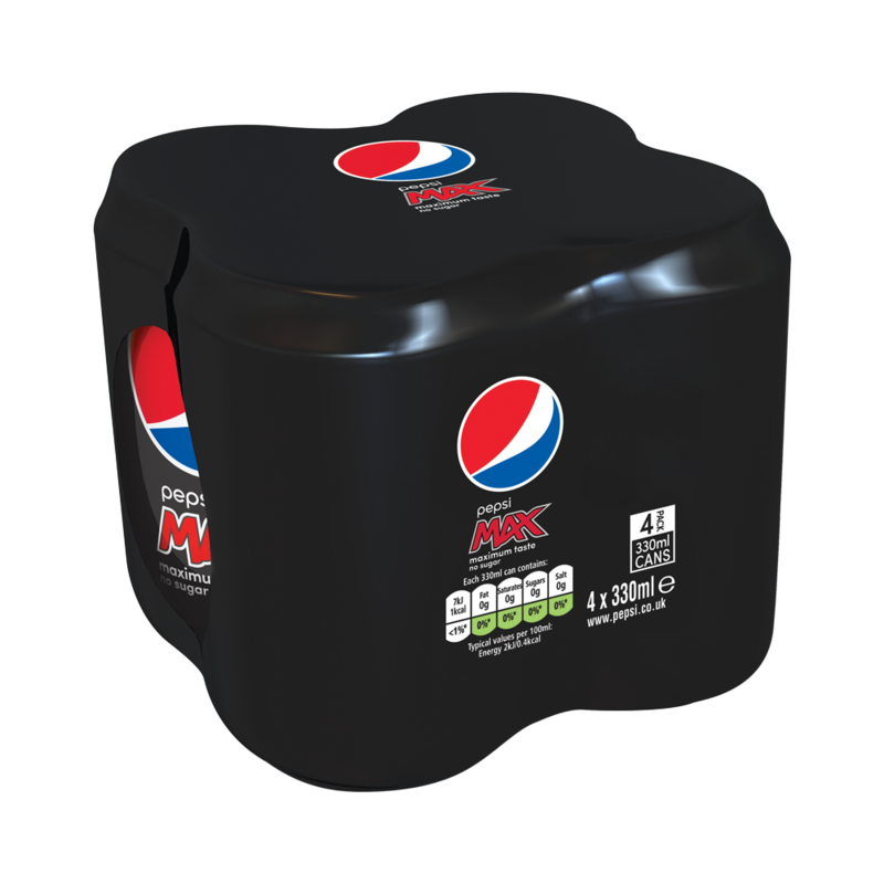 Pepsi Max 4 x 330ml 4060800165152