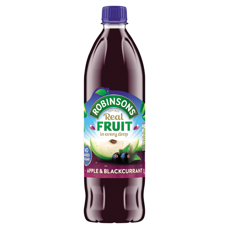 Robinsons No Added Sugar Apple Blackcurrant 1L