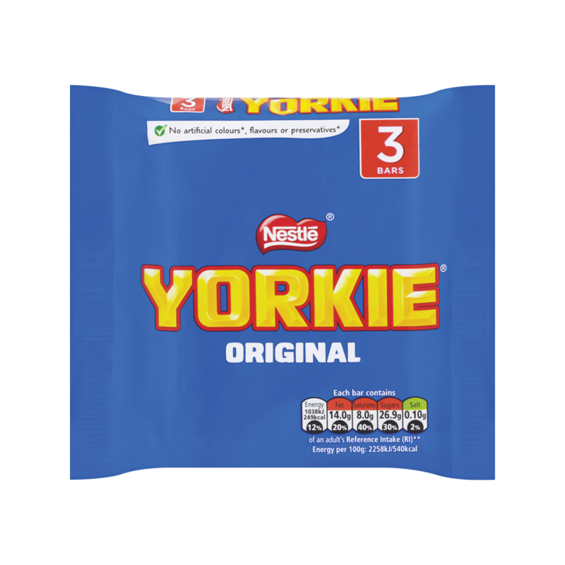 Yorkie Milk Multipack 3 x 46g