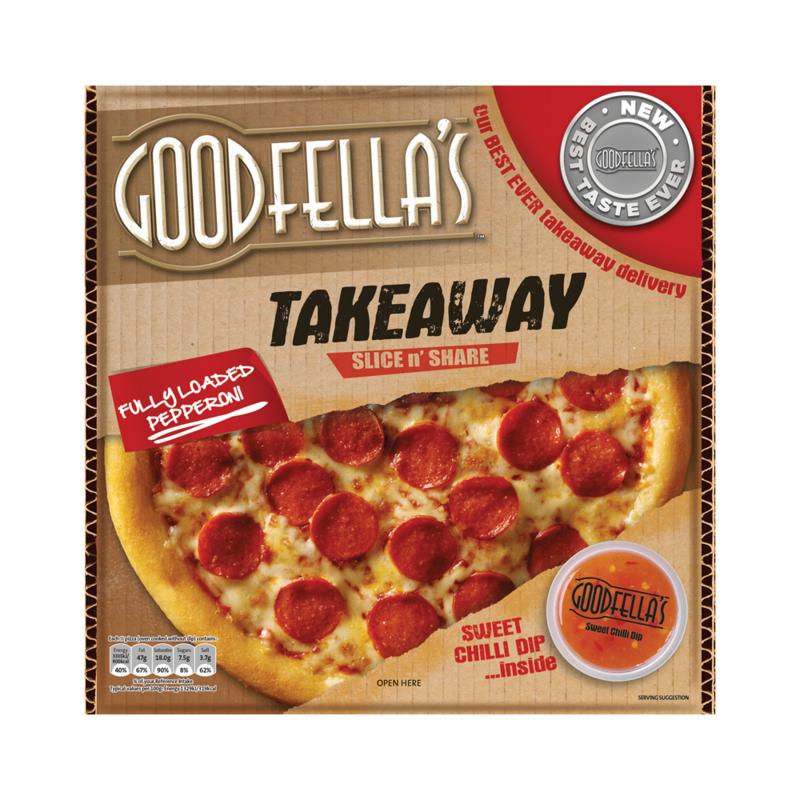 Goodfella s Takeaway Slice n Share Fully Loaded Pepperoni 553g