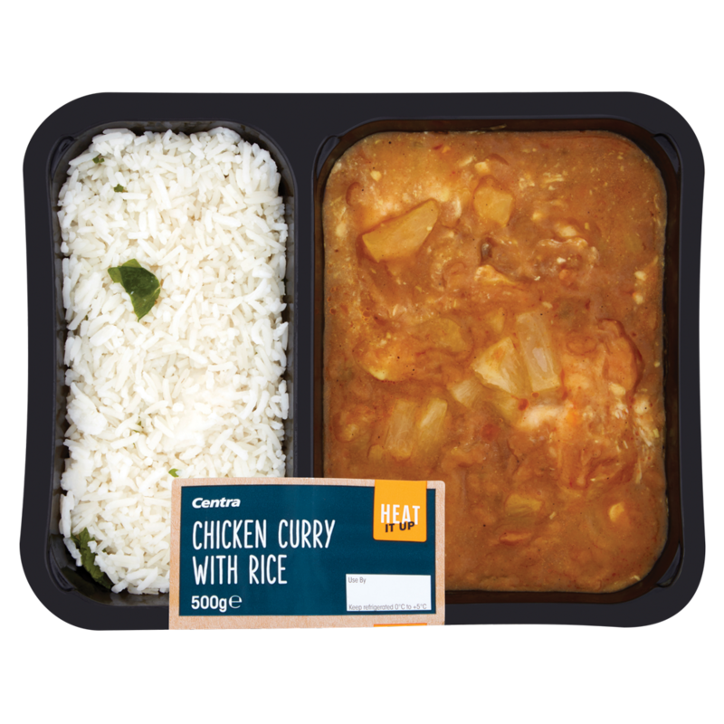 Centra Heat It Up Chicken Curry with Rice 500g Centra Heat It Up Chicken Curry with Rice 500g