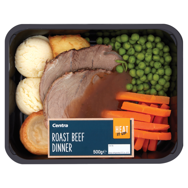 Centra Heat It Up Roast Beef Dinner 500g Centra Heat It Up Roast Beef Dinner 500g