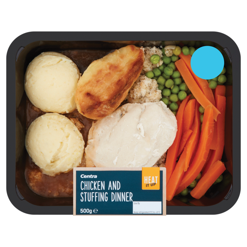 Centra Heat it Up Chicken and Stuffing Dinner 500g Centra Heat it Up Chicken and Stuffing Dinner 500g