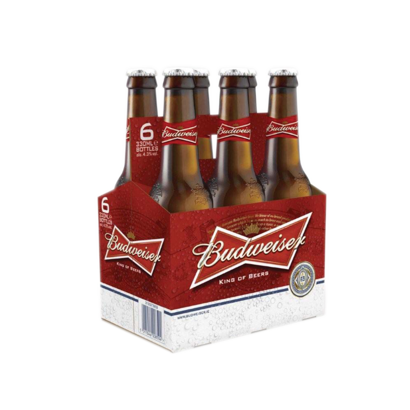 Budweiser bottlePack 6x330ml