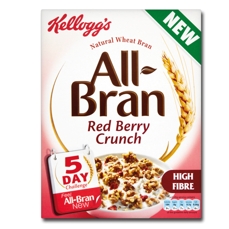 Kelloggs allBranRedBerryCrunch 340g