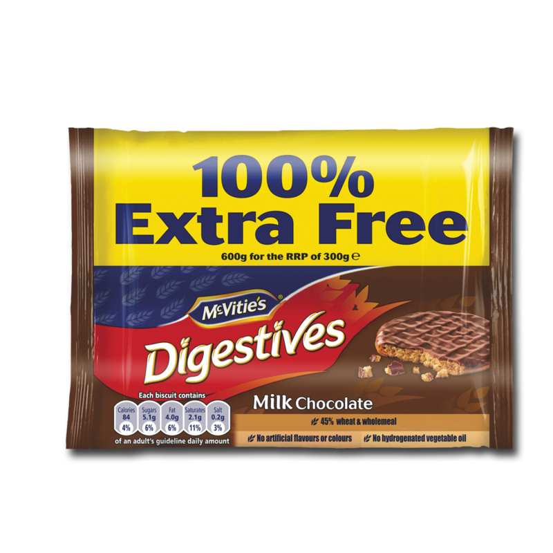 McVitiesChocolateDigestives 100extraFree