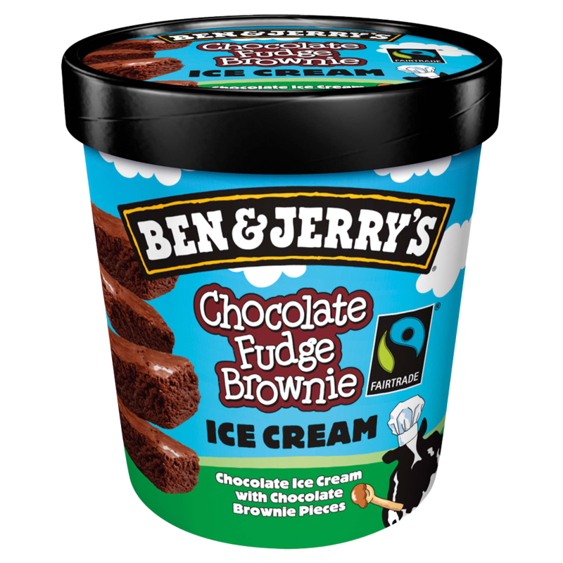 Ben Jerrys Chocolate Fudge Brownie Ice Cream 500ml Ben Jerrys Chocolate Fudge Brownie Ice Cream 500ml