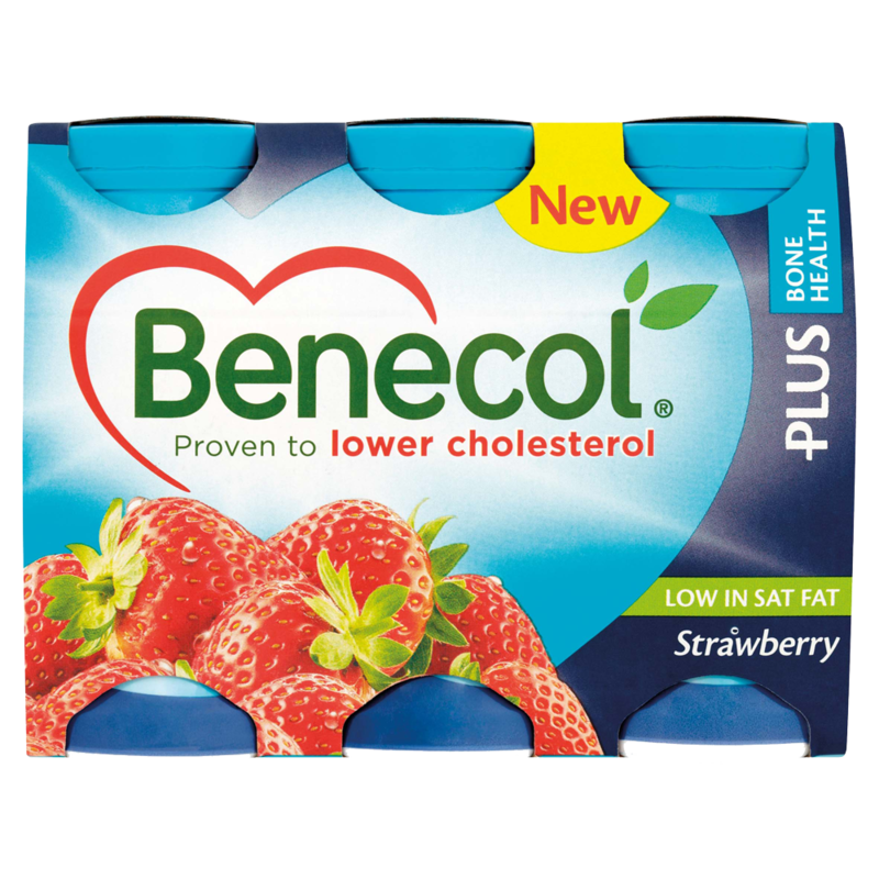 Benecol Plus Bone Health Strawberry 6 x 675g