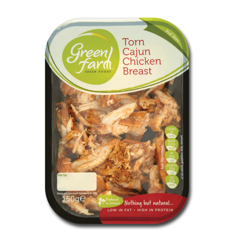 GreenFarm tornCajunChicken 150g GreenFarm tornCajunChicken 150g