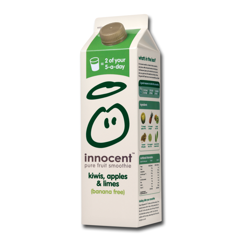 InnocentSmoothies kiwiAppleLime 750ml
