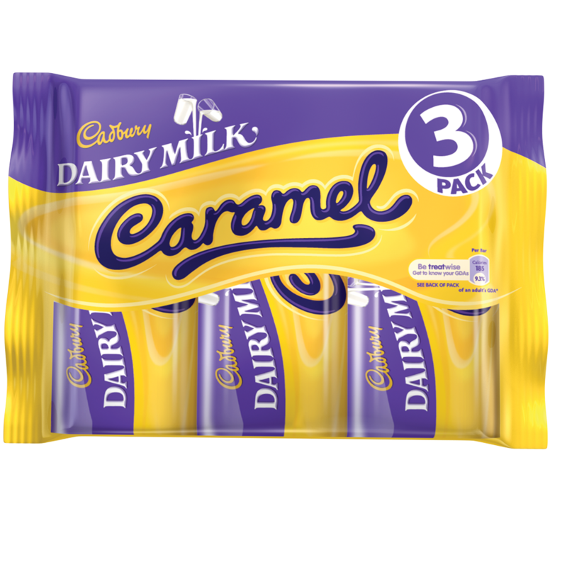 Cadbury Dairy Milk Caramel 3 Pack 117g