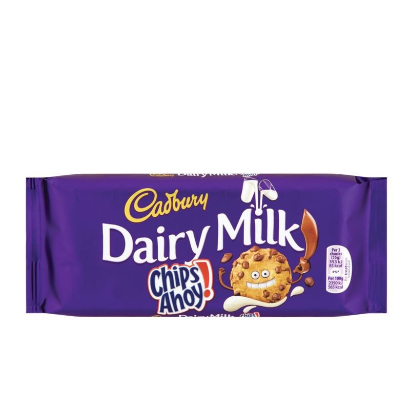 Cadbury DairyMilk ChipsAhoy 120g Cadbury DairyMilk ChipsAhoy 120g