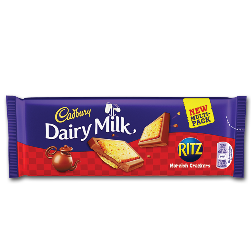 Cadbury dairyMilk ritz 3pk Cadbury dairyMilk ritz 3pk