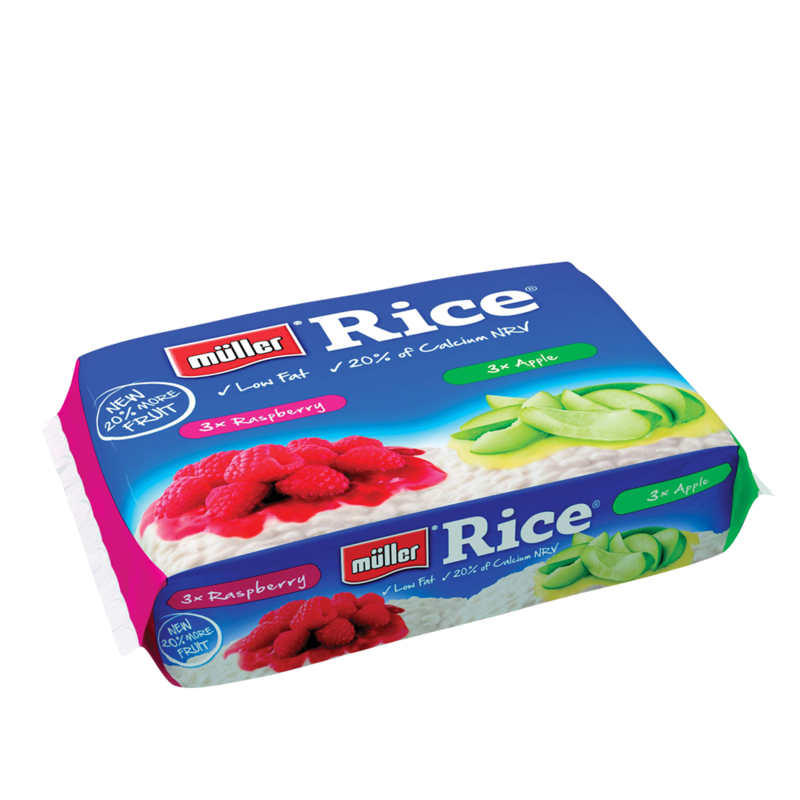 MullerRice raspBerryApple 6x190g MullerRice raspBerryApple 6x190g