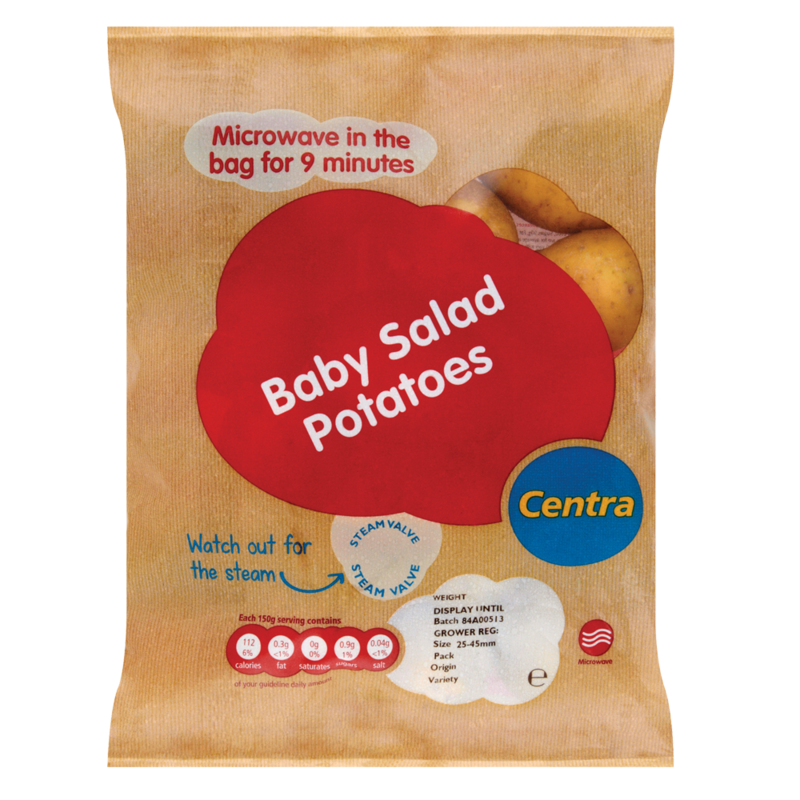 Centra Microwavable Baby Potatoes 650g Centra Microwavable Baby Potatoes 650g