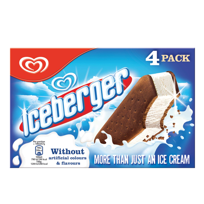 Iceberger Ice Cream 4 x 100ml