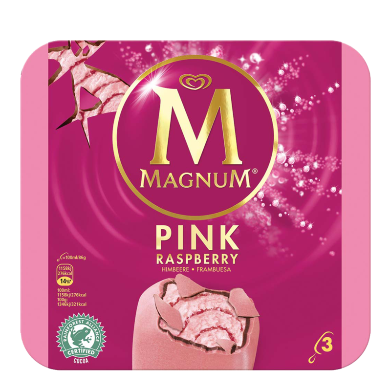 Magnum pinkRaspberry 3pk