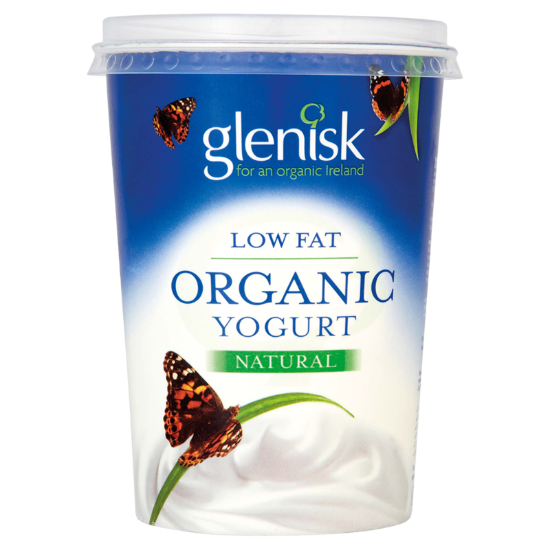 Glenisk Organic Low Fat Yogurt Natural 500g