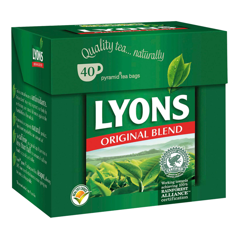 Lyons Original Tea Bags 40s