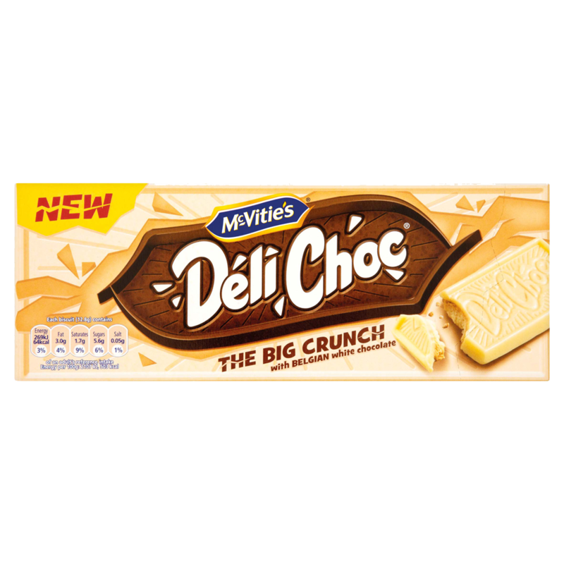 McVities Deli Choc Belgian White Chocolate 150g McVities Deli Choc Belgian White Chocolate 150g