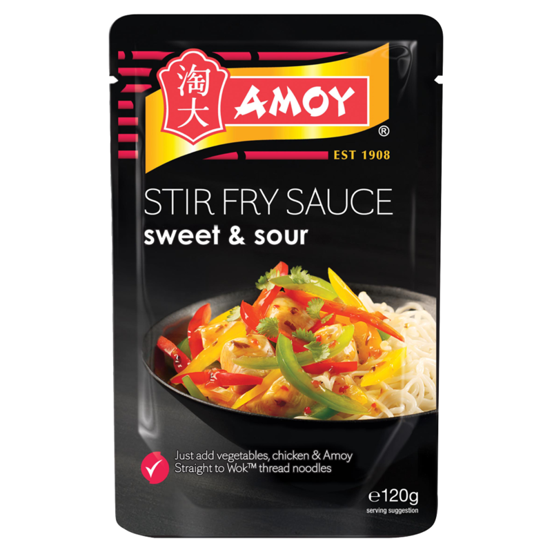 Amoy Stir Fry Sauce Sweet Sour 120g 18 Amoy Stir Fry Sauce Sweet Sour 120g 18