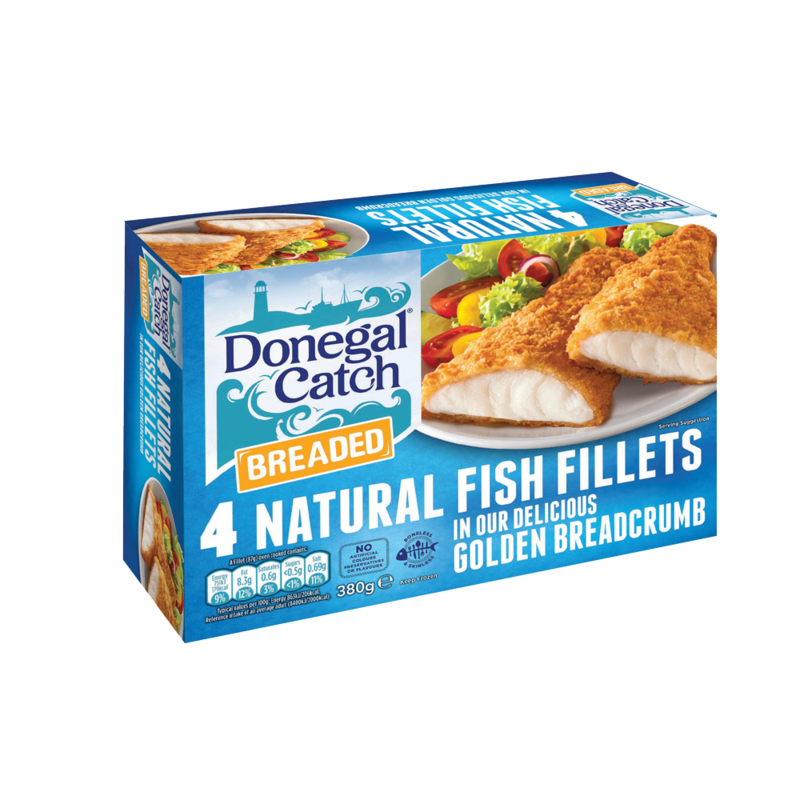 4 Fish Fillets breaded 380g 4 Fish Fillets breaded 380g