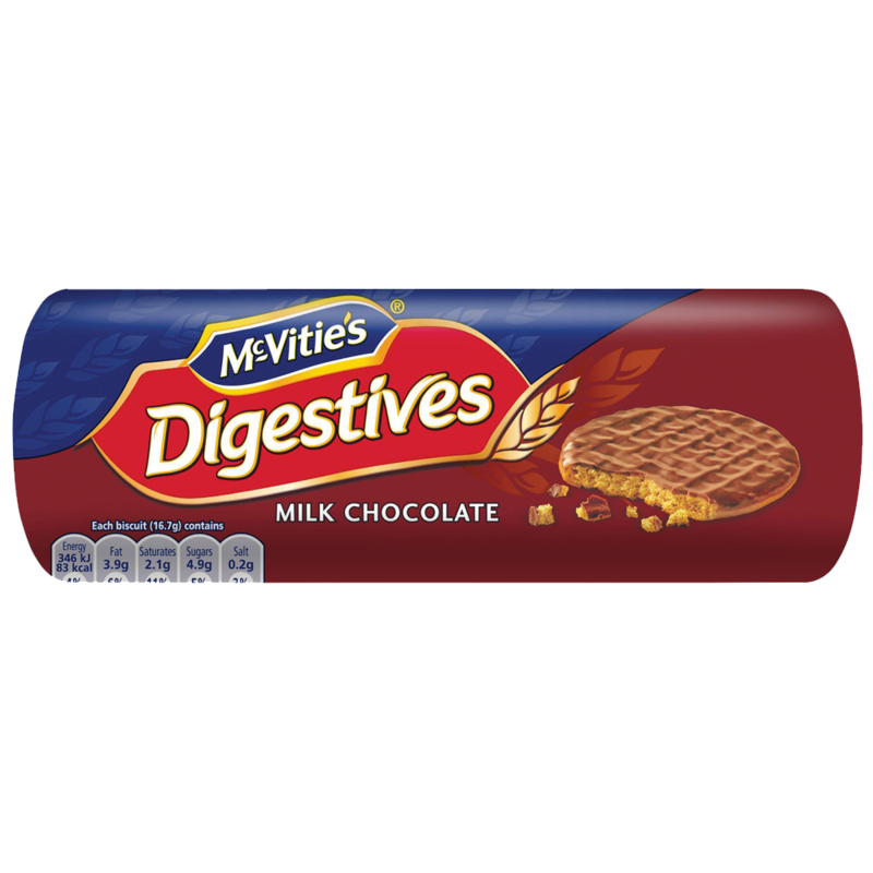 Mcvities digestive milk chocolate
