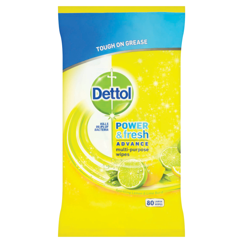 Dettol Cleaning Wipes Power Fresh Citrus 80ea Dettol Cleaning Wipes Power Fresh Citrus 80ea
