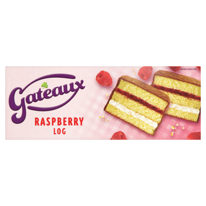 Gateaux Raspberry Log 215g