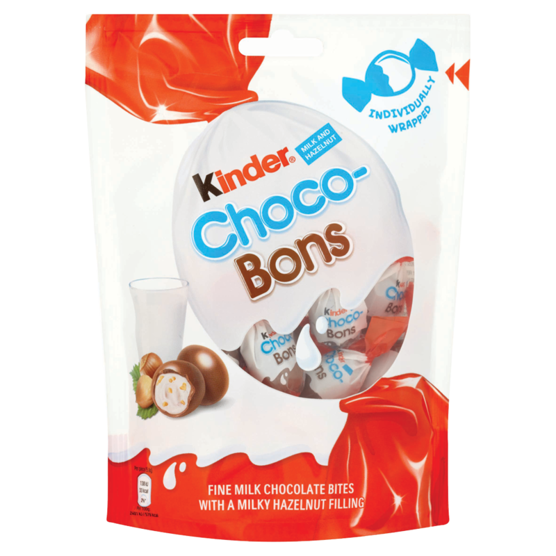 Kinder Milk and Hazelnut Choco Bons 104g