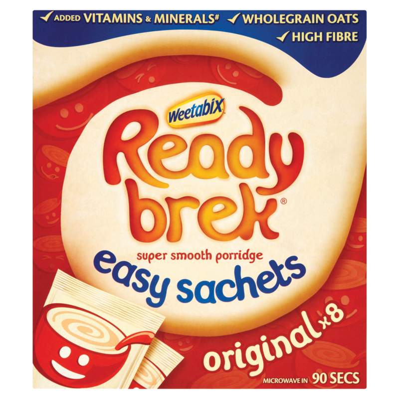 Weetabix Ready Brek Super Smooth Porridge Original 8 x 30g 240g