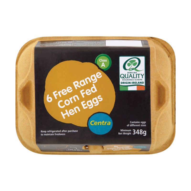Centra Free Range Corn Fed Hen Eggs 348g