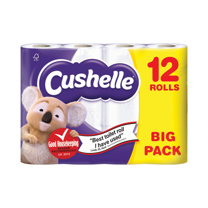 Cushelle 12 Roll White