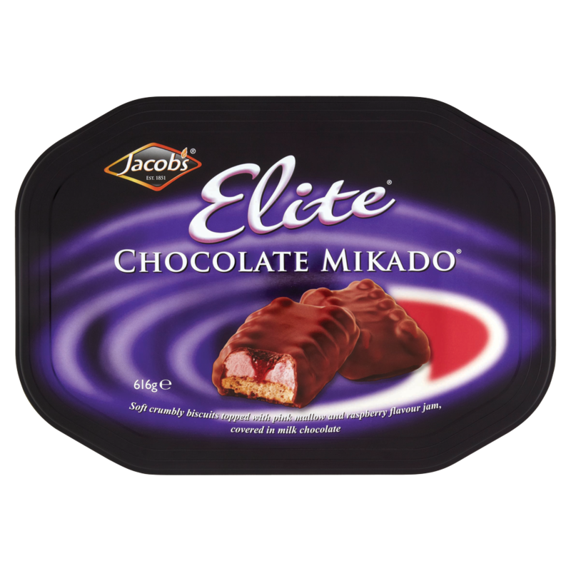 Jacob s Elite Chocolate Mikado 616g Jacob s Elite Chocolate Mikado 616g