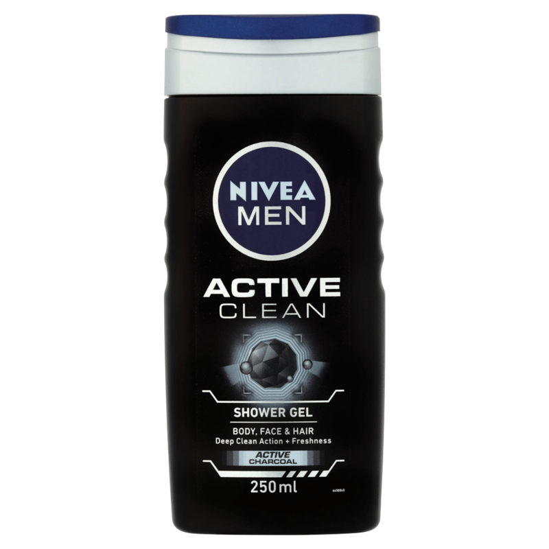 NIVEA MEN Active Clean Shower Gel 250ml