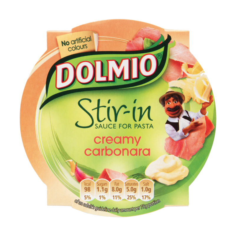 DOLMIO Stir in Sauce for Pasta Creamy Carbonara 1