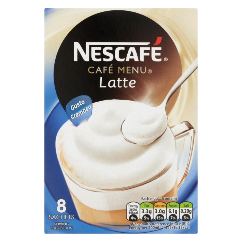 Nescafe Cafe Menu Latte 1