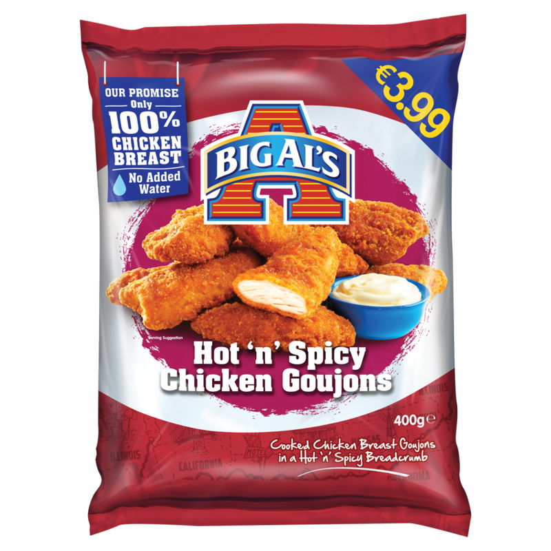 Big Al s Hot n Spicy Chicken Goujons 400g