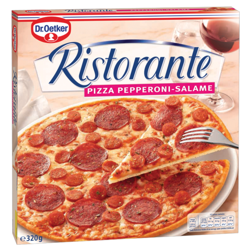 Dr. Oetker Ristorante Pizza Pepperoni Salame 320g