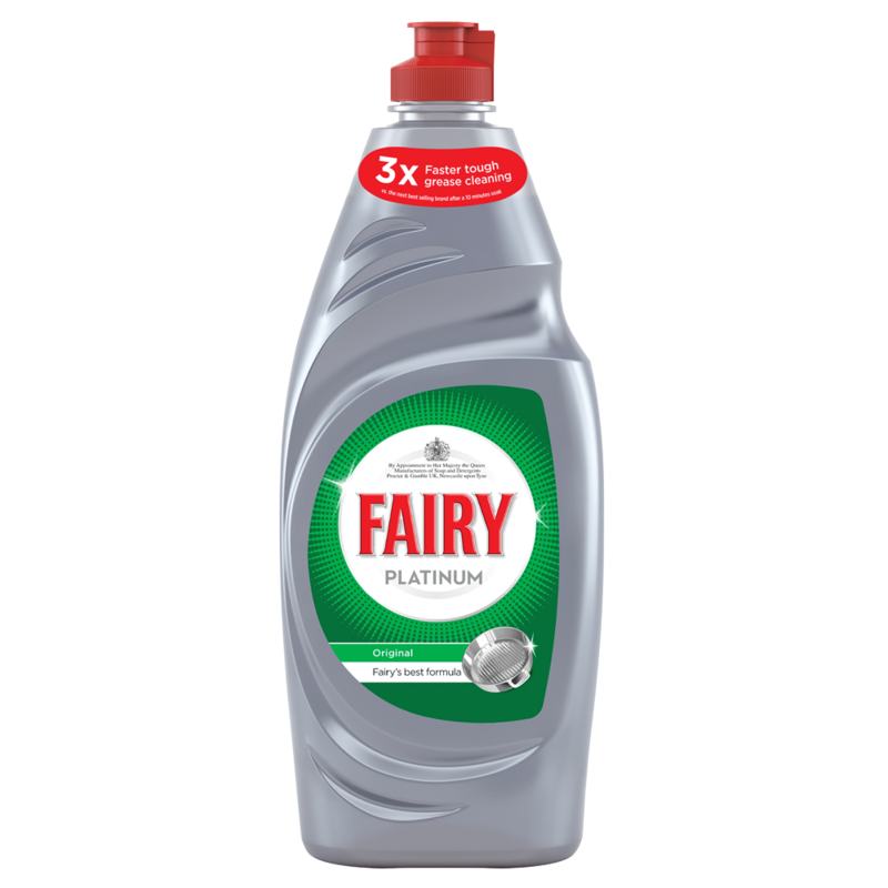 Fairy Platinum Washing Up Liquid Original 615ML